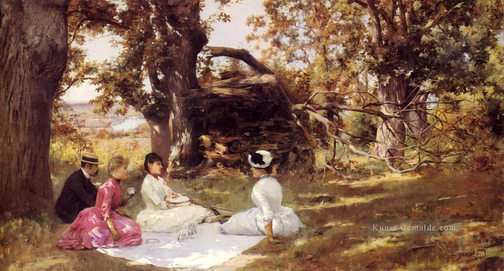 Picknick unter den Bäumen Frau Julius LeBlanc Stewart Ölgemälde